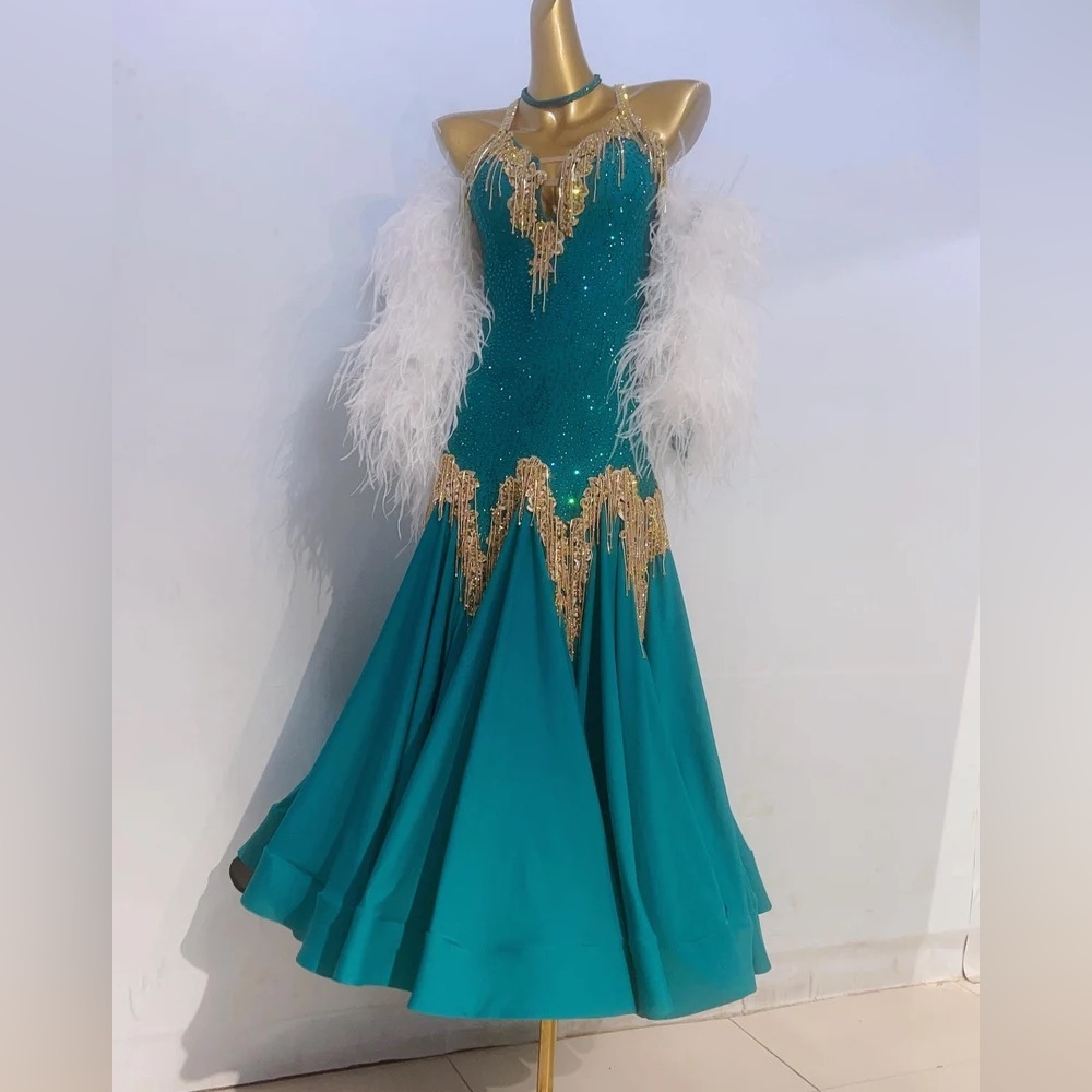 Stunning smooth/standard Ballroom gown